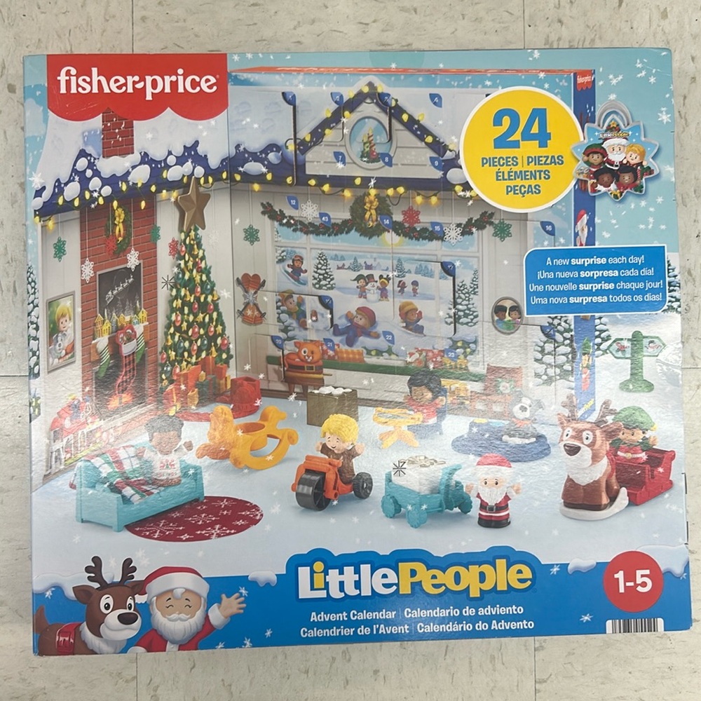 NWT Fisher Price Little People Advent Calendar 2022 Fisher Price Christmas